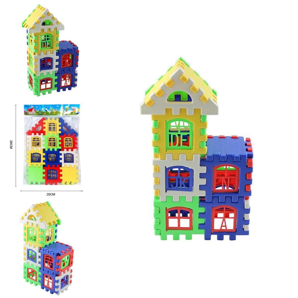 Beautifully Crafted Brain Game Toy Building Blocks For Kids 24 Pieces Set