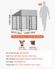 VEVOR Outdoor Dog Kennel, 1.12 x 1.15 x 1.25 m Large Dog Kennel with Secure Lock