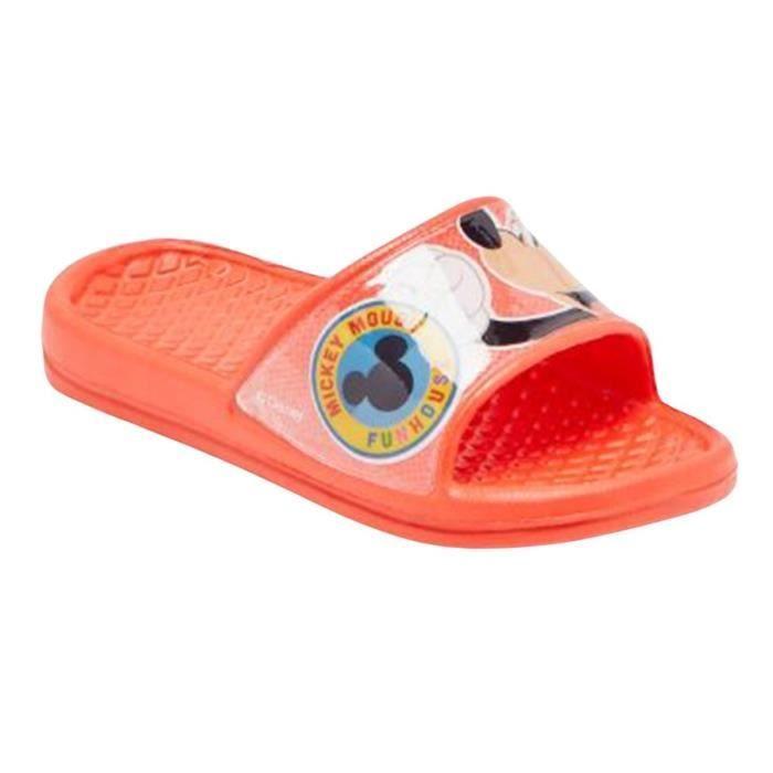 Claquette de bain - DISNEY - MIC14474 S1-28 - Rouge - Garçon - Plat