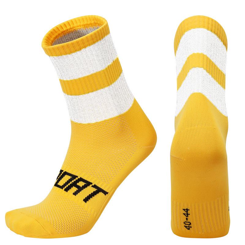 Men's and children's night riding reflective cycling socks breathable cycling socks running socks fitness socks