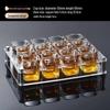Shangqi 60ml Square Glass Drinking Cup Set with Holder