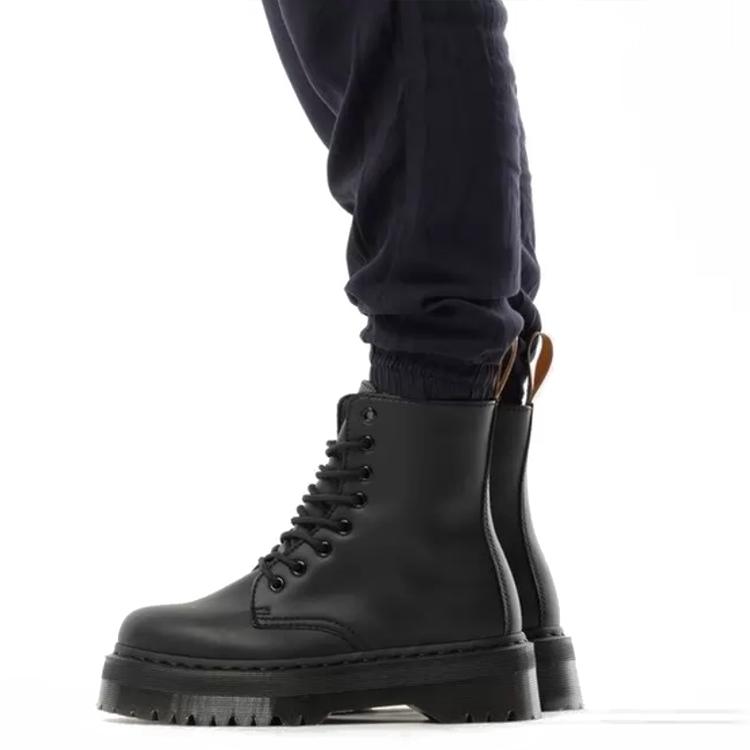 Dr Martens 1460 Smooth Leather Mono Boots Unisex Black 25310001