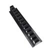 Whip Rack Black Horse Crop Holder ABS Wall Mount Holds Up To 11 Whip Or Crop Horse Holder for Horse Stable Fishing Pole