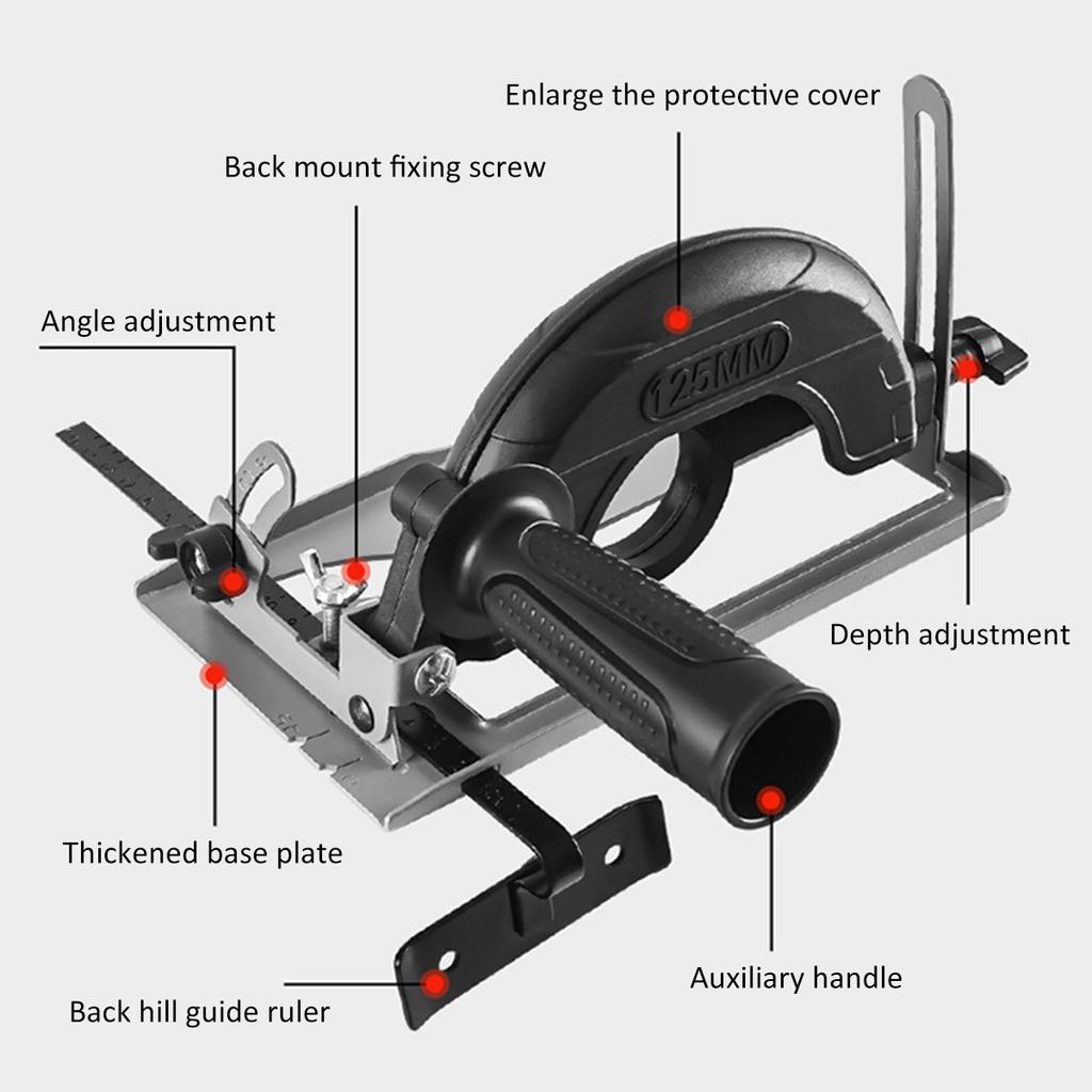 Angle Grinder Bracket Universal DIY Stand Grinder Holder Support Angle Grinder Cutting Machine Base Woodworking Table Protective