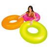 Swimming Ring Inflatable Leakproof Fluorescent Light Neon Light Portable Pool Swim Ring Summer Vacation Water Activities Pool Float