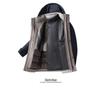 Jiaxing 2025 Men's Versatile Down Jacket: Winter Collection, Detachable Hood, Long Sleeve, Casual Warmth