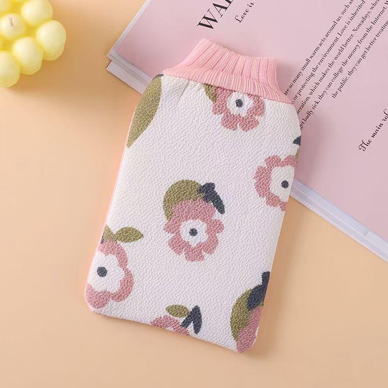 Pu Lian Double-Sided Exfoliating Shower Scrubbing Glove