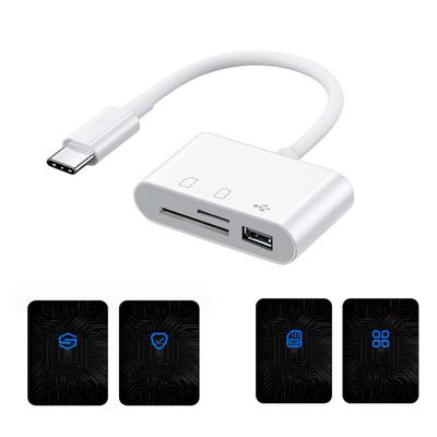 New Card Reader 3-in-1 Mobile Phone Tablet Connected with Type-C To USB SD TF Cable
