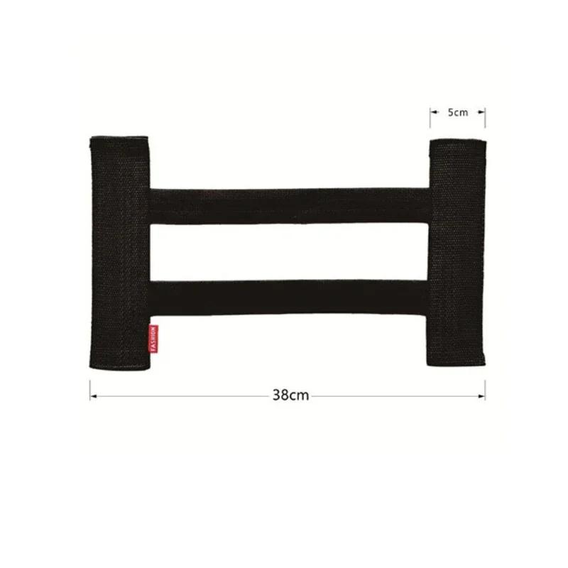 Car Back Rear Trunk Storage Mesh Fixed Straps Car Interior Organizer Extinguisher Storage Net Seat Back Fixing Bag