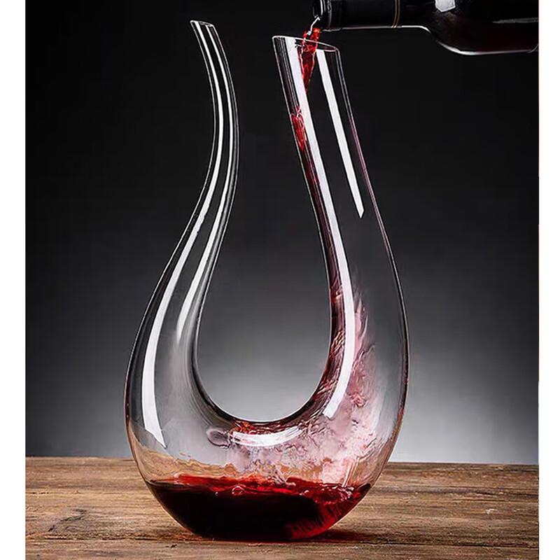 Shangqi Crystal Glass U-Shaped Wine Decanter
