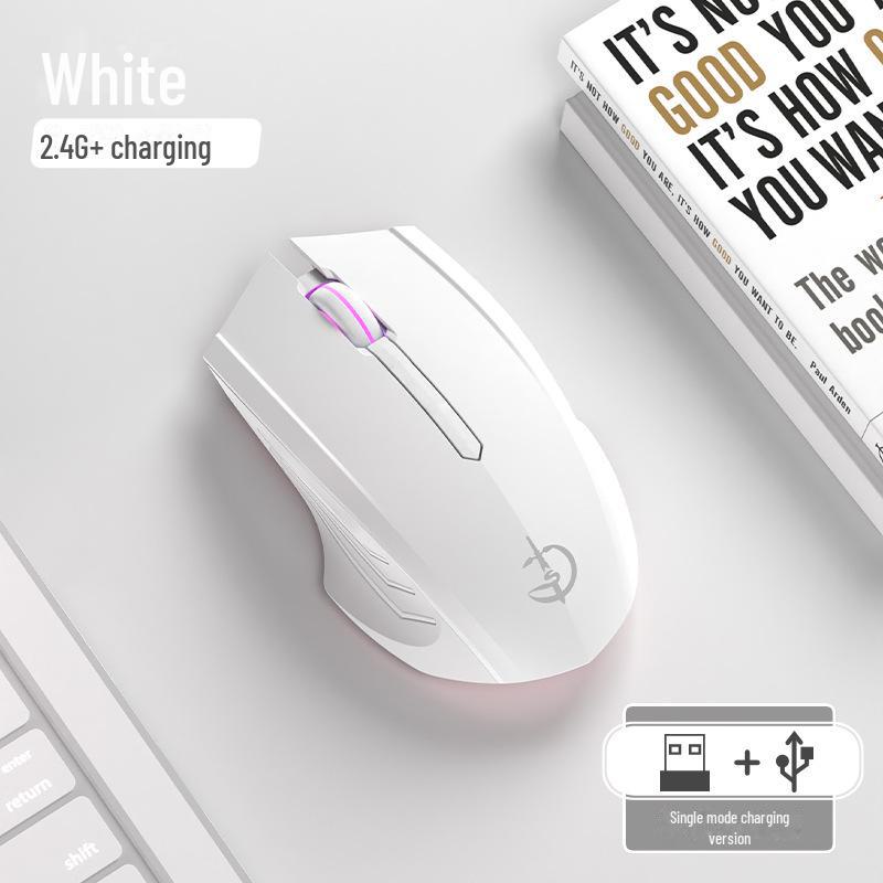 Juggernaut Rechargeable Bluetooth E-sports Mouse for Kids - Silent, Wireless, Compatible with Xiaomi, Lenovo, Huawei