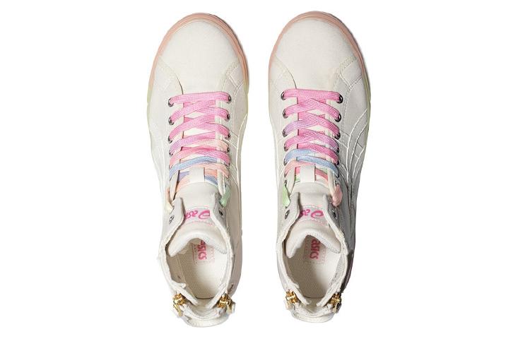 Asics Double Clutch Milk White Retro Casual High Board Shoe 'White Pink' Women's 1202A079-101