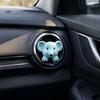 Cute Car Accessories Pet Air Vent Clip, Elephant/Dog/Lamb/Hippo/Penguin Dashboard Small Ornaments Trim Resin Freshener Diffuser for Auto Interior
