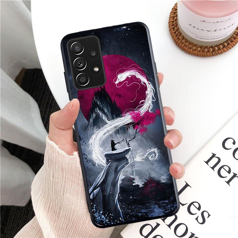 Japanese Samurai Phone Case for Samsung Galaxy A13 A22 A12 A32 A71 A11 A21S A33 A52 A72 A51 A50 A70 A31 M31 Funda Coque Case