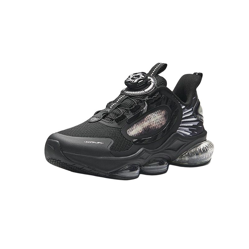 Anta Kids UFO 6.0 Comfortable Casual Versatile Lightweight Non-Slip Breathable Low-Top Running Shoes Kids Running Shoes Black 312435583-4
