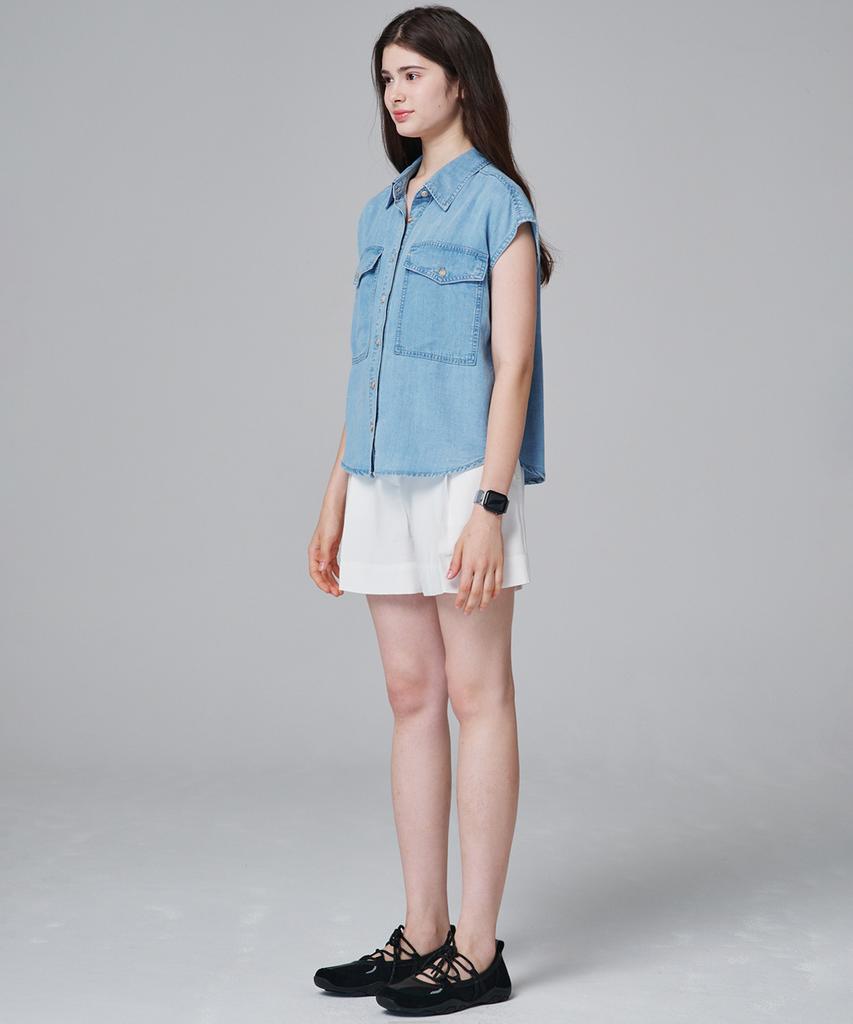 MALOUPE 4209 Tencel Shirt (Blue)