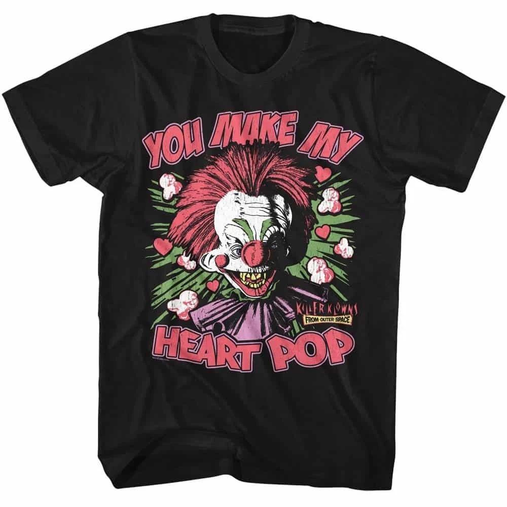 Killer Klowns Make my Heart Pop Men s T Shirt S
