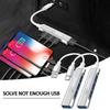 4 Ports USB 3.0 HUB TYPE-C Multi High Data Transmission Car Adapter For Toyota Fortuner Chr Verso Prius Hiace Yaris Trd Corolla