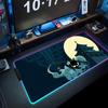 legend luoxiaohei Mouse Pad RGB Gaming Mousepad Big LED Pad PC Desk Mat Luminous Mouse Pad Large Keyboard Mats Table Rug With