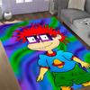 Rugrats: Playtime Chaos Themed Anti-Slip Rugs - Polyester Home Decor, Suitable for Bedrooms, Living Rooms, Doorways, Studios, and Decorations