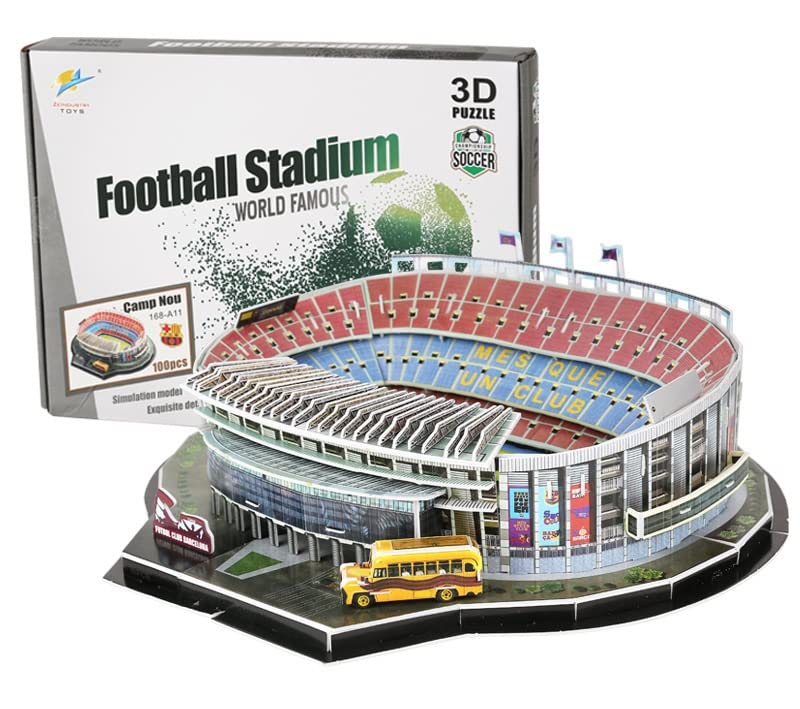 3D Assembly Model World Soccer Stadium (Camp Nou/FC Barcelona)