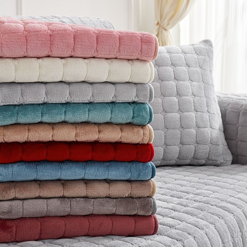 Plush Sofa Covers Sofa Cushion Universal Slipcover Four Seasons Non-slip Winter Couch Cover