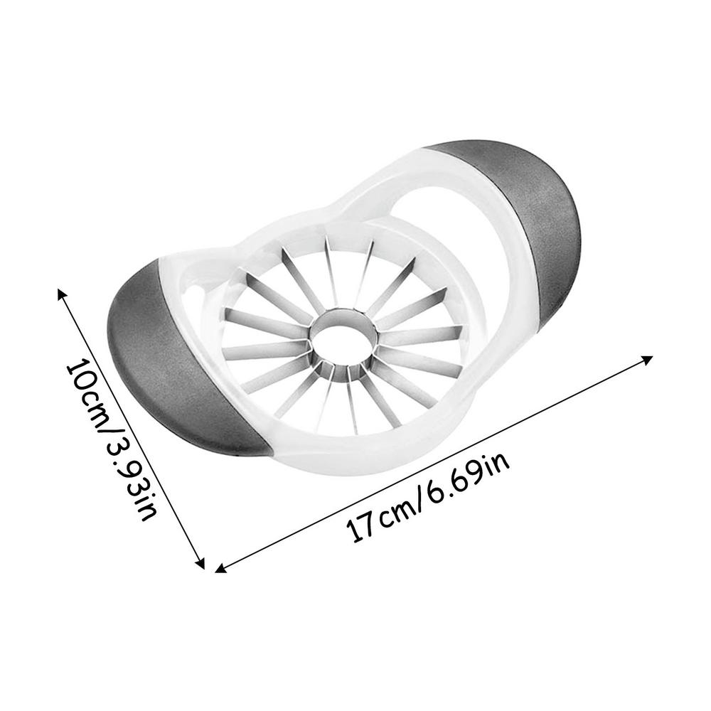 

16 Slices Fruit Slicer Stainless Steel Fruit Corer Pear Fruit Cutter Fruit Divider with Handle Fruit Accessories белый