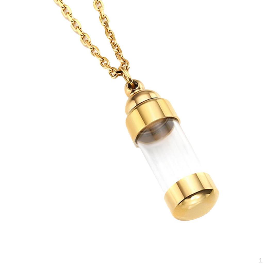 Fashion Cremation Pendant Necklace Perfume Container Jewelry for Girls Boys