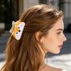Hair Claw Cartoon Panda Fox Design Back Head Hair Clip Anti-slip Teeth Strong Grip Shark Hair Clip Lightweight Hair Accessory
