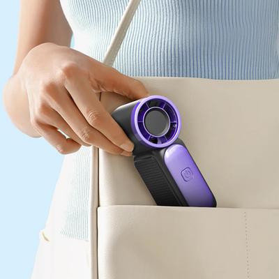 Przenośny Mini Wentylator Ręczny z Długo Działającą Baterią, Ładowany przez USB, Osobisty Wentylator do Użytku na Zewnątrz, w Podróży, do Biura, Chłodzący, Mocny Strumień Powietrza