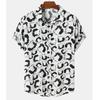 Summer Casual Holiday Beach Shirt 3D Leopard Pattern T-shirt Retro Short Sleeve Vacation Outdoor Men's and Women's Shirt