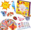 Creative Origami Paper Kit, 54 Double-Sided Sheets with Instruction Booklet, Educational DIY Craft for Kids & Adults