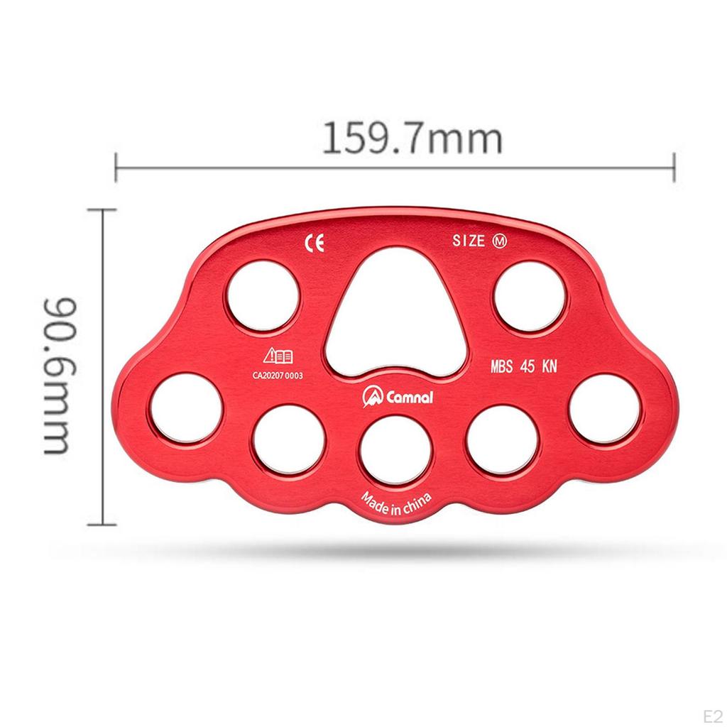 8-Hole Rigging Plate for Climbing Adventures