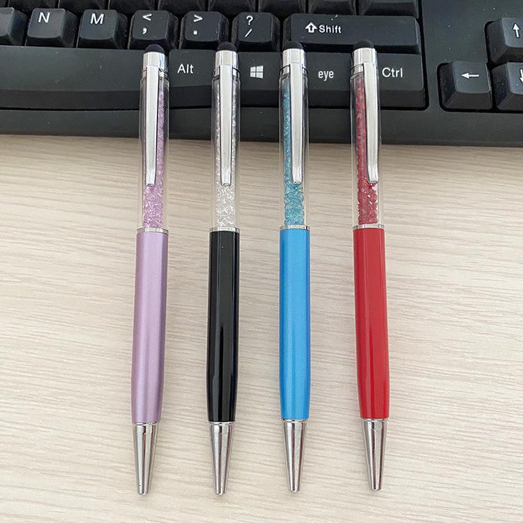 Sailai Crystal Diamond Metal Ballpoint Pen - Twist Design with Customizable Logo Option