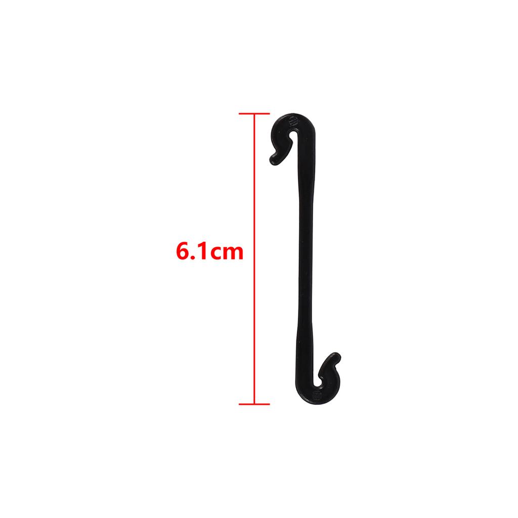Garden Plant Vine Fixing Clip Kiwi Grape Cucumber Tomato Stem Binding Clamp Tied Buckle Lashing Hook Climbing Gadget 100/1000Pcs
