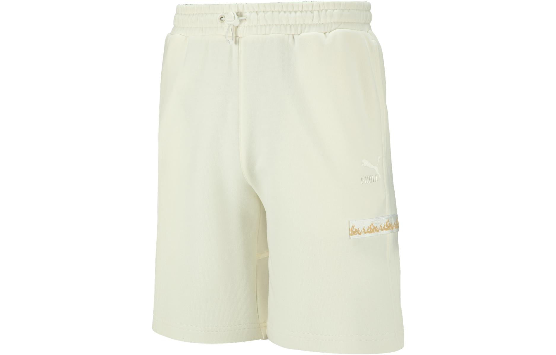 PUMA Humming 3,SS23 Chinese Culture Tribute Series Casual Shorts Unisex White Moderate 621931-65 M