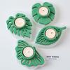 Leaves Candlestick Silicone Mold DIY Handmade Leaf Tealight Candle Holder Plaster Concrete Resin Craft Casting Molds Home Decor