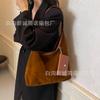 Simple Retro Large-capacity Tote Bag 2025 Autumn New Niche Foreign Style Casual Underarm Shoulder Bag Commuter Bag