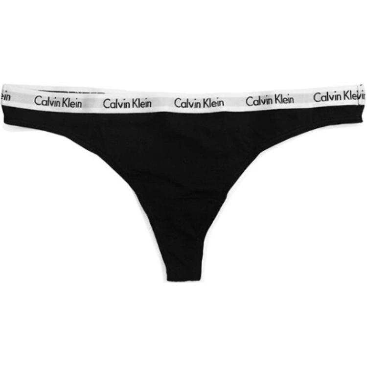 

Calvin Klein Комплект из 3 пар однотонного женского нижнего белья с буквами и треугольниками QD3587-999 XL