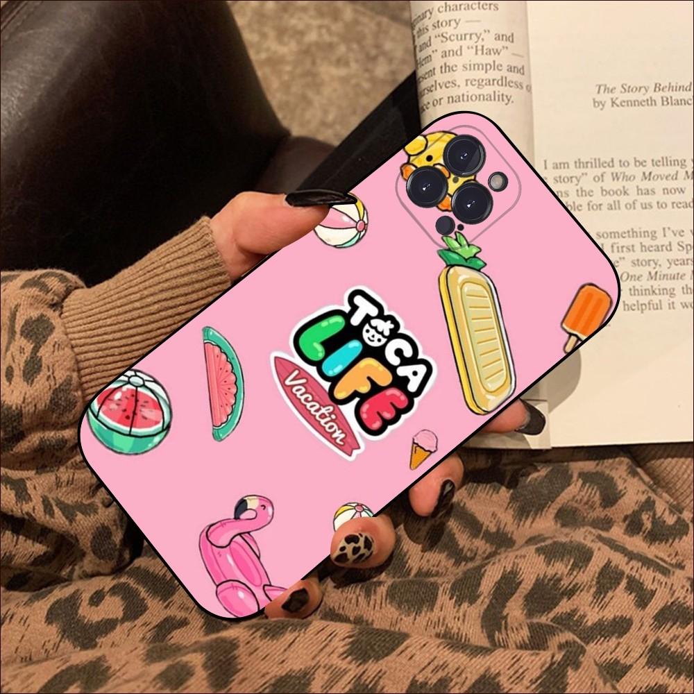 Toca Boca Toca Life World Phone Case For iPhone 15 14 11 12 13 Mini Pro XS Max Cover 6 7 8 Plus X XR SE 2020 Funda Shell iPhone XS