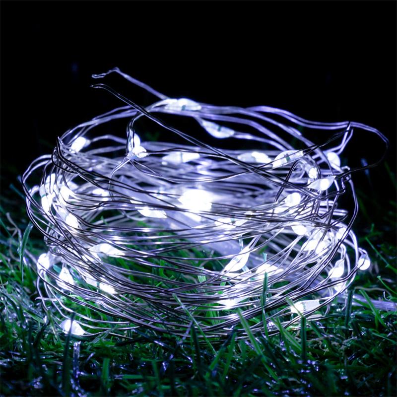 20M 200Led String Lights Usb Christmas Lights Copper Wire String Lights Outdoor Garland Waterproof Fairy Light For Home Wedding