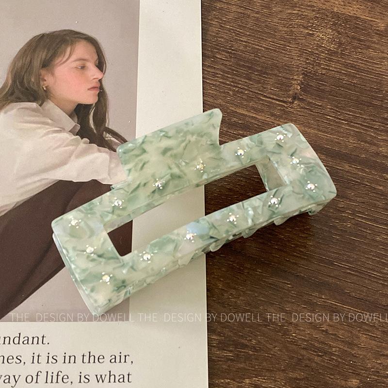 Trendy Acetate Korean Hair Claw With Minimalist Design Perfect For Spring 2023 Fashion