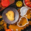 5Pcs Halloween Themed Cookie Cutter Set Halloween Biscuits Molds Set Eerie Specters Shape Biscuits Silicones Molds