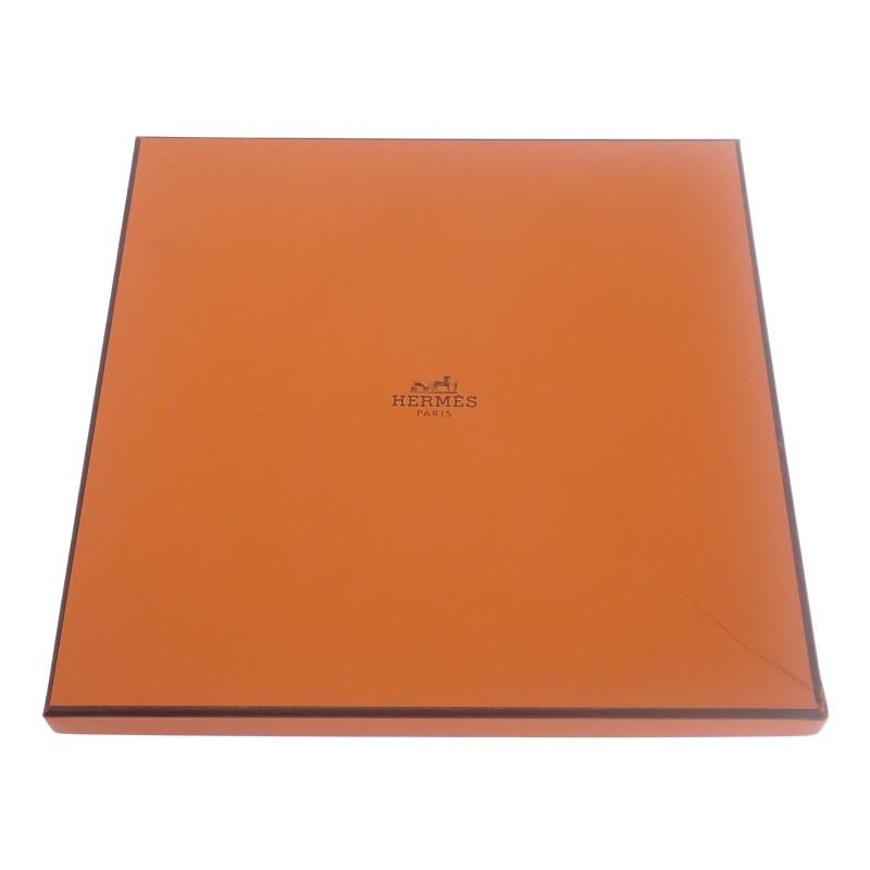 HERMES   scarf black/yellow silk Women