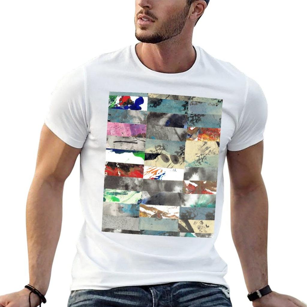 Cannibalized Painting Collage Tshirt Uv Protection Outdoor Tee Shirt