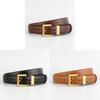 Genuine Leather Womens Belt For Casual And Business Wear With Metal Buckle