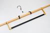 Kimono hangers, Japanese style hangers with obi holders, set of 2 [Made in Japan]