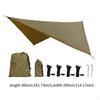 Camping Tarp Canopy Easily Set Up with Storage Bag Rain Awning Tent for Backpacking