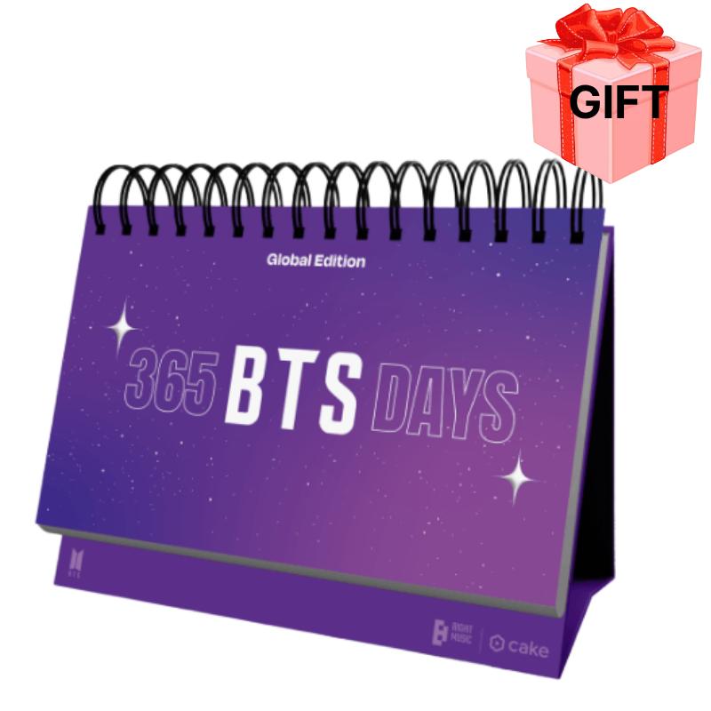 365 BTS DAYS (New Cover Edition) – Desk Calendar + Poster + Sticker Set