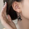 Gothic Halloween Earrings: Ghost, Spiderweb, Bat, and Pumpkin Dangles for Women